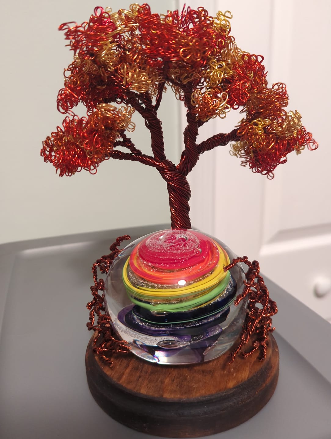 Customer photo review of Autumn Sunshine Tree Of Life - TREE ONLY