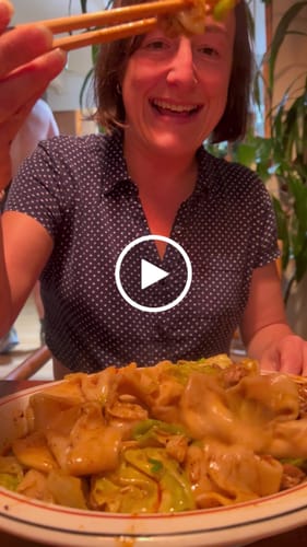 Customer video review of [N3] Mt. Qi Pork Hand-Ripped Noodles Meal Kit (4 Servings)