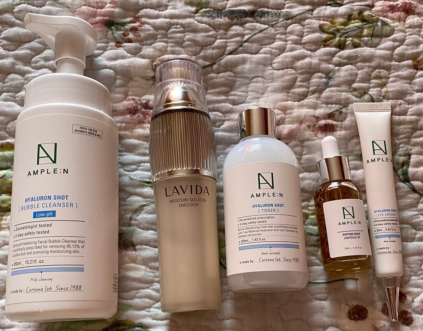 Customer photo review of Tónico Facial Hidrantante Amplen Ácido Hialurónico 220ml