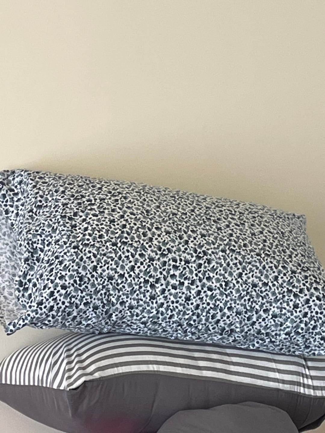 Customer photo review of Fiber Roll Bed Pillow