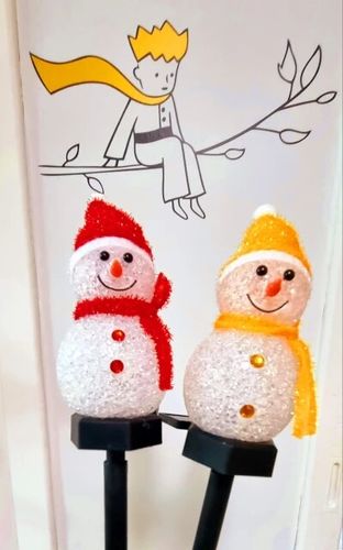 Customer photo review of Ledsen™ Snowman - Vandtæt Solcelle-Snemandslampe