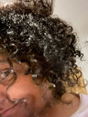 Customer photo review of Sage Infused Black Soap Shampoo