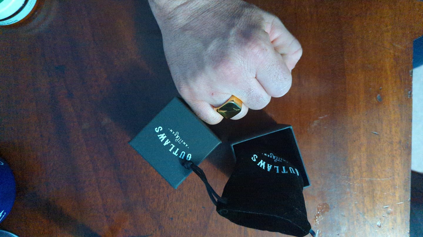 Customer photo review of SQUARE. - GOLD