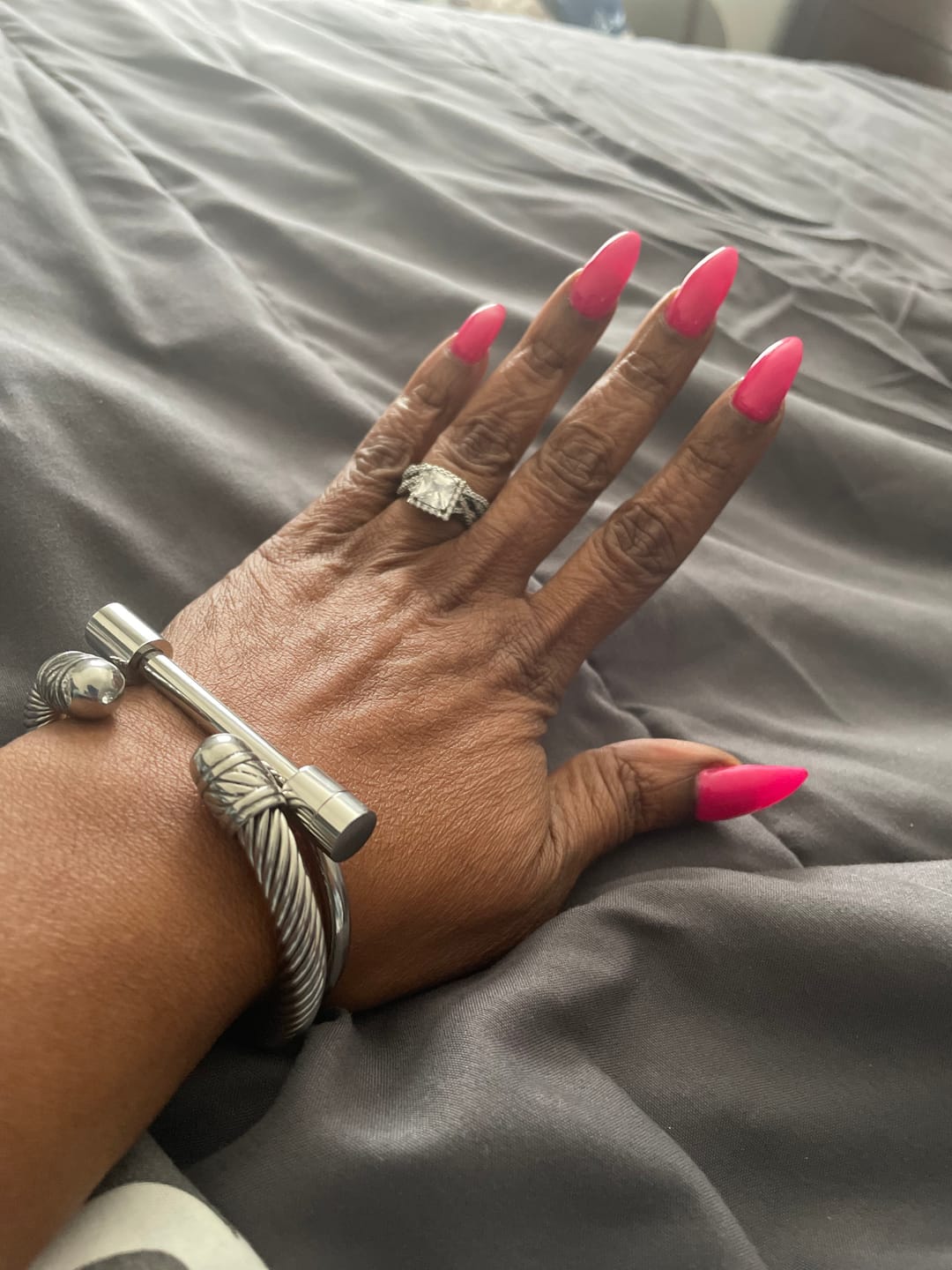 Customer photo review of Brandy Bracelet stack