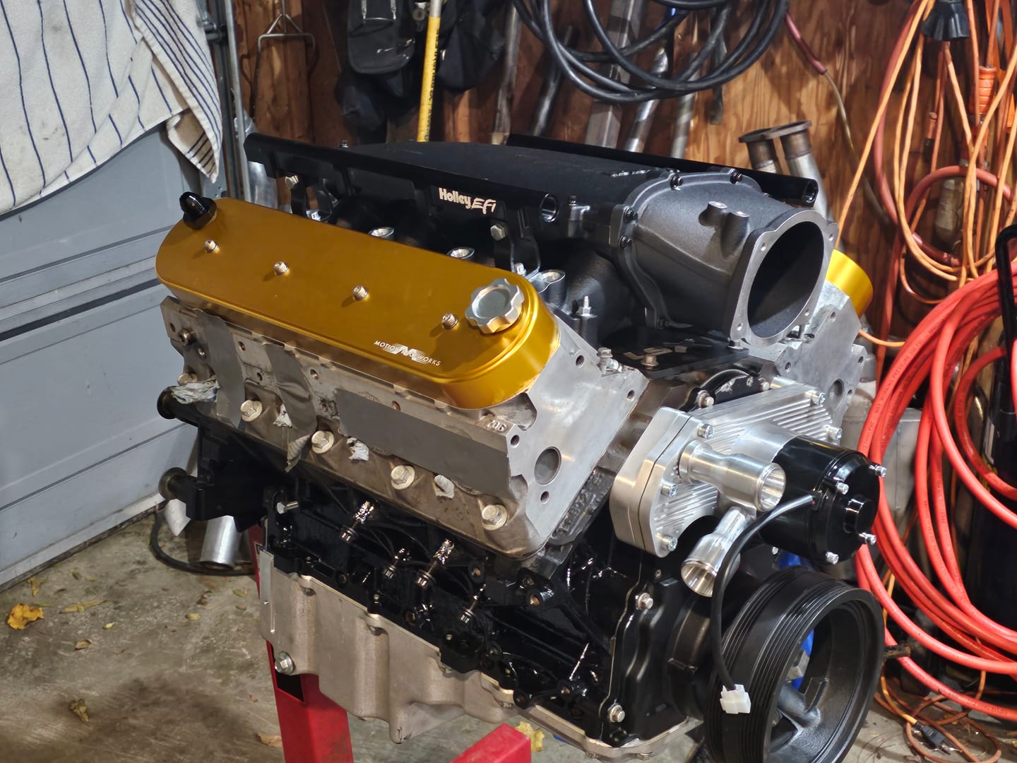 Customer photo review of Motion Raceworks GOLD Billet LS Valve Covers 10-120GLD