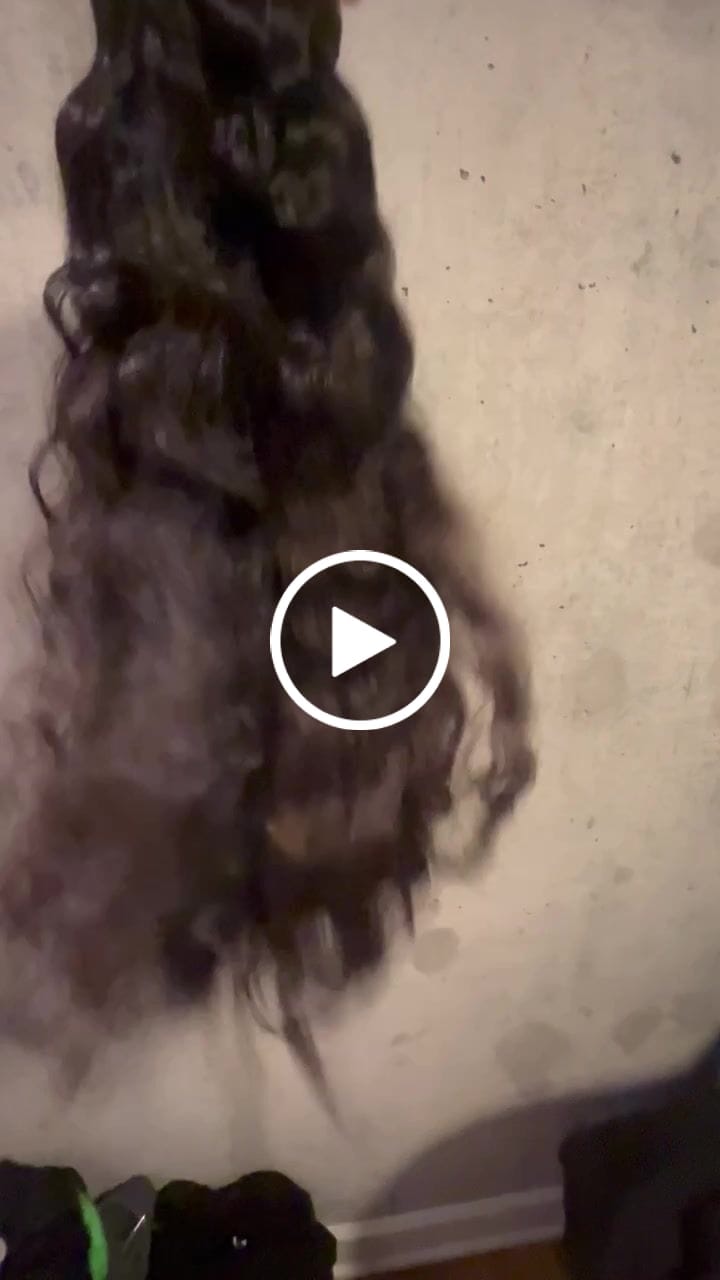 Customer video review of Raw Indian Curly Hair