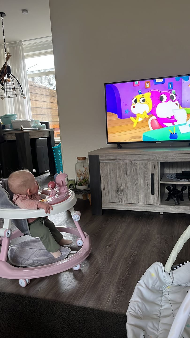 Customer photo review of Twinky Loopstoel Baby - Roze