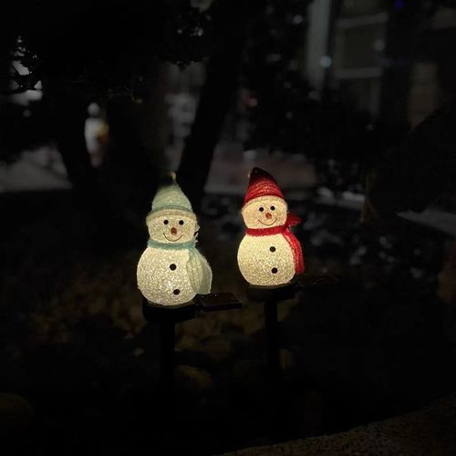Customer photo review of Ledsen™ Snowman - Vandtæt Solcelle-Snemandslampe