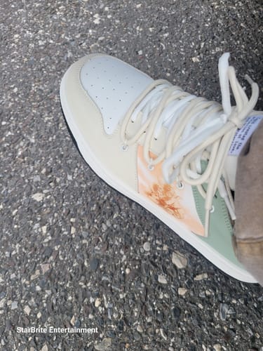 Customer photo review of Renaissance angels inspired Sneakers