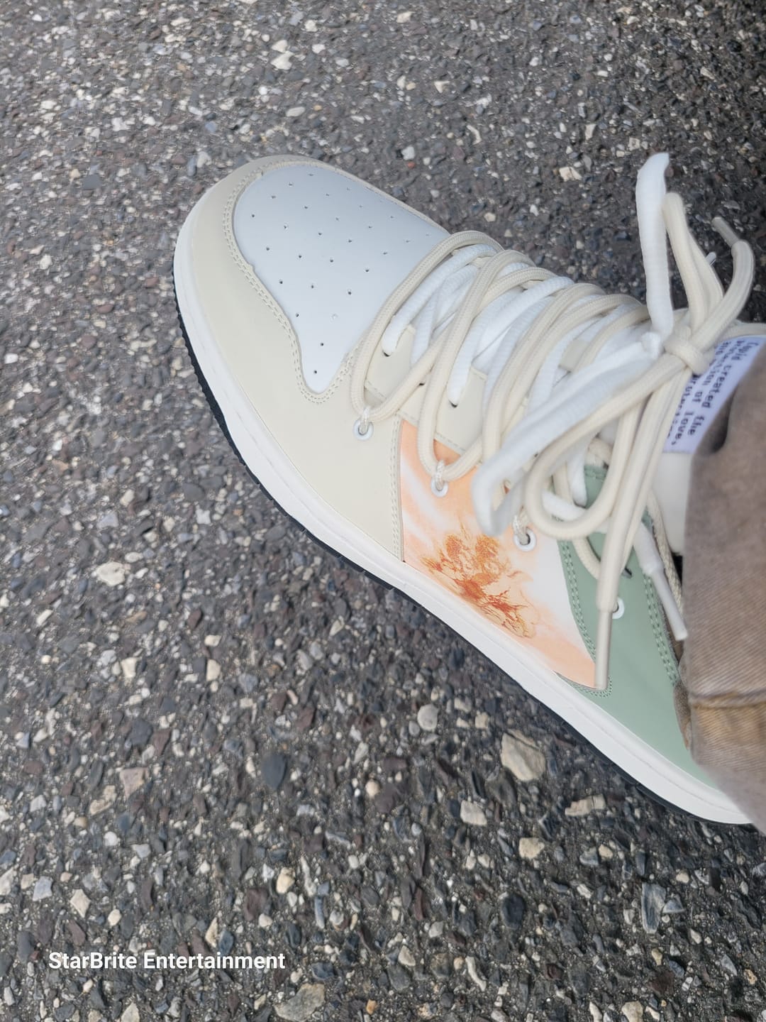 Customer photo review of Renaissance angels inspired Sneakers