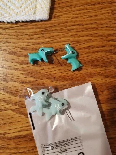 Customer photo review of Kletshuts™ Søde Øreringe Med Dyrebid