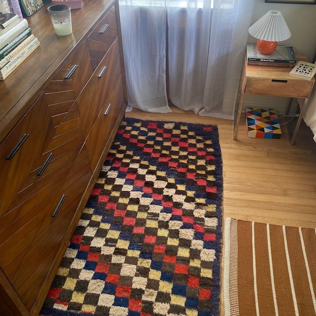 Customer photo review of Rug Pad, Non-Slip Area Carpet Pad, Extra Thick Grip Pad Protective Cushioning Pad for Hard Surface Floors