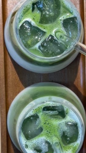 Customer photo review of Premium 1st Harvest Ceremonial Organic Matcha Can (30 g)