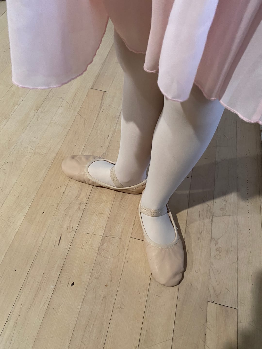 Customer photo review of Lily Ballet Shoe - Ballet Pink