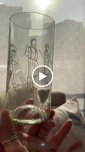 Customer video review of Army Glass - Juego de 6 vasos