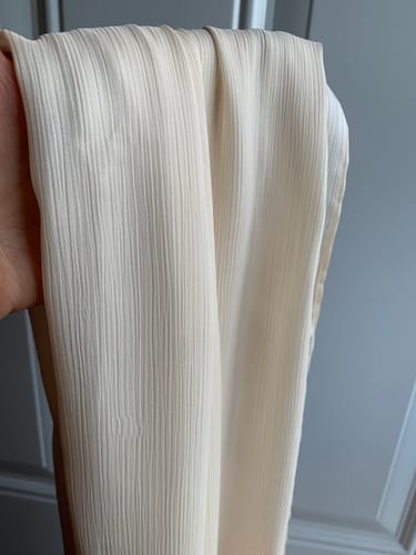 Customer photo review of Silk Satin Crinkle Hijab - Starlight
