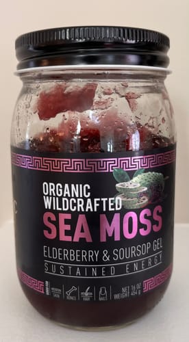 Customer photo review of Elderberry and Soursop Sea Moss Gel Trio
