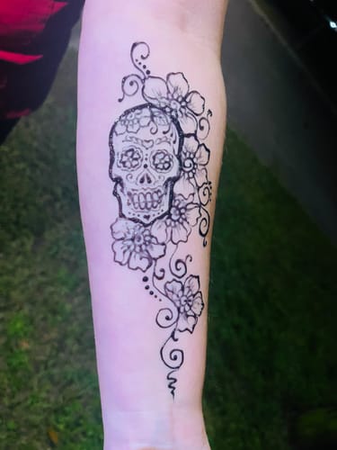 Customer photo review of 4 Ounce Bottle of Fresh Jagua tattoo Gel