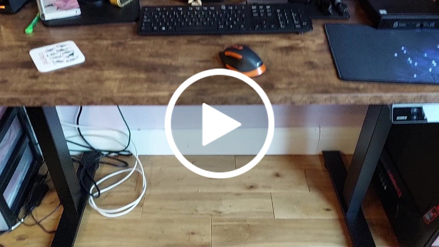 Customer video review of Maidesite S1 Basic - Electric Height Adjustable Desk 120X60/140x70 cm