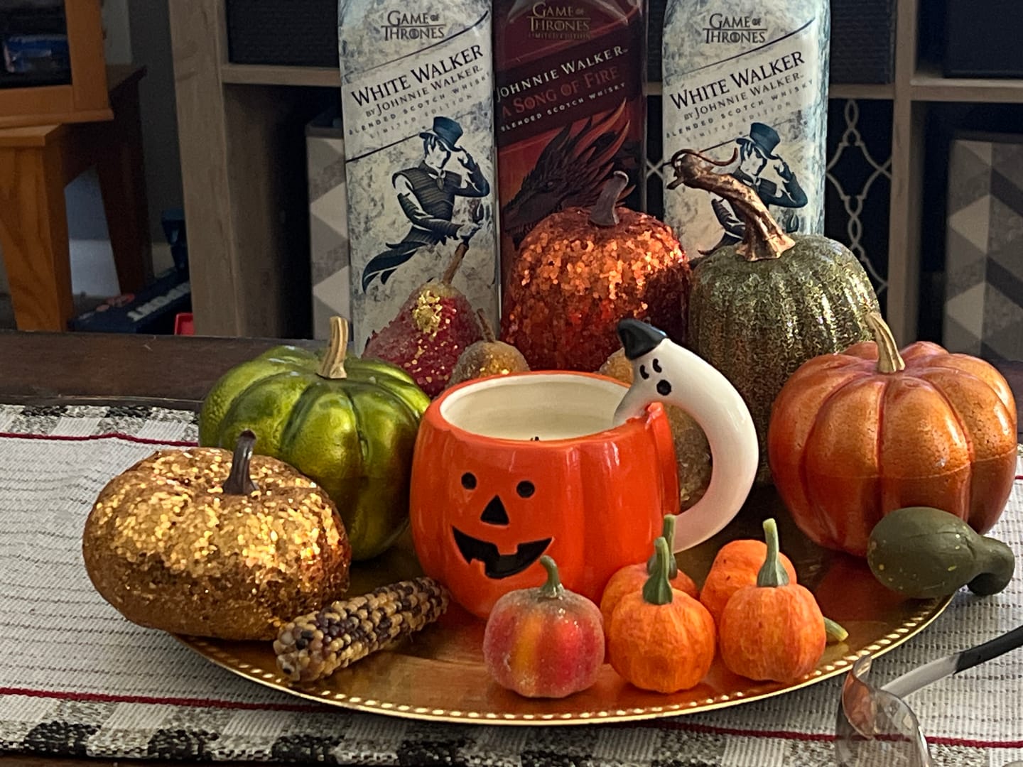 Customer photo review of Pumpkin Spice Latte Mug Diamond Candle