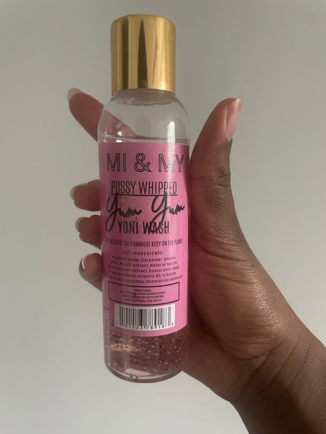 Customer photo review of P*ssy Whipped Yum Yum Yoni Wash