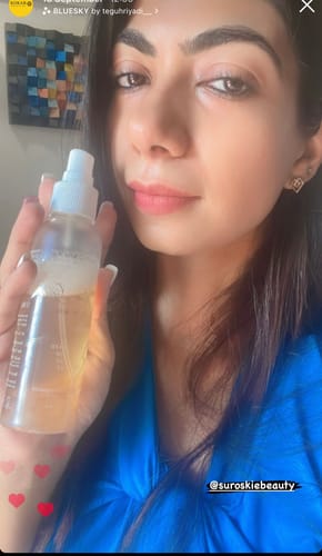 Customer photo review of Pack of 4 | 2 Mist + 2 Cleanser Combo