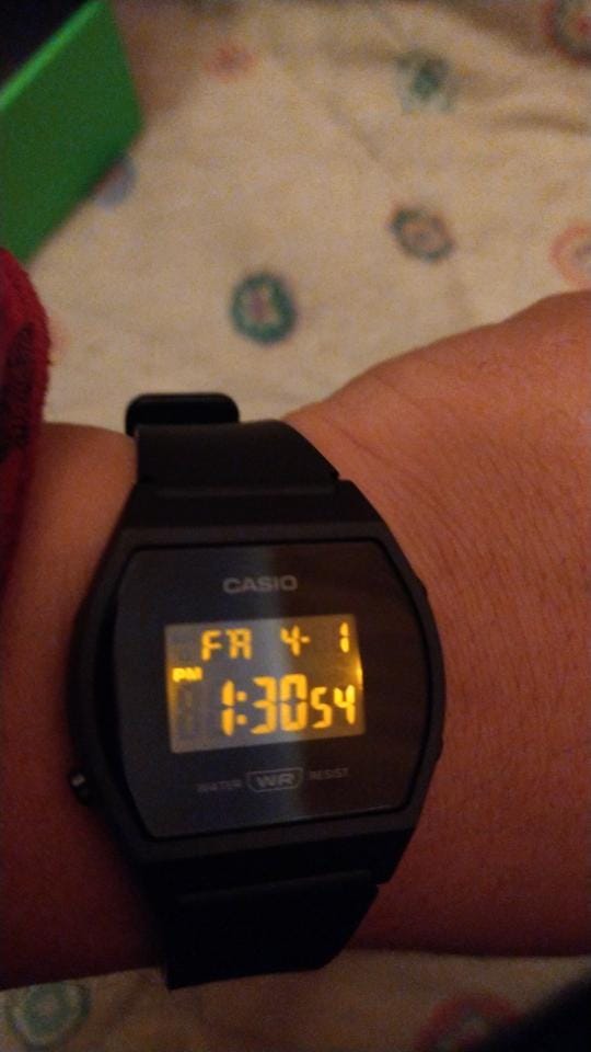 Customer photo review of Reloj Casio Vintage LW-204-1BDF Negro Pantalla Negativa
