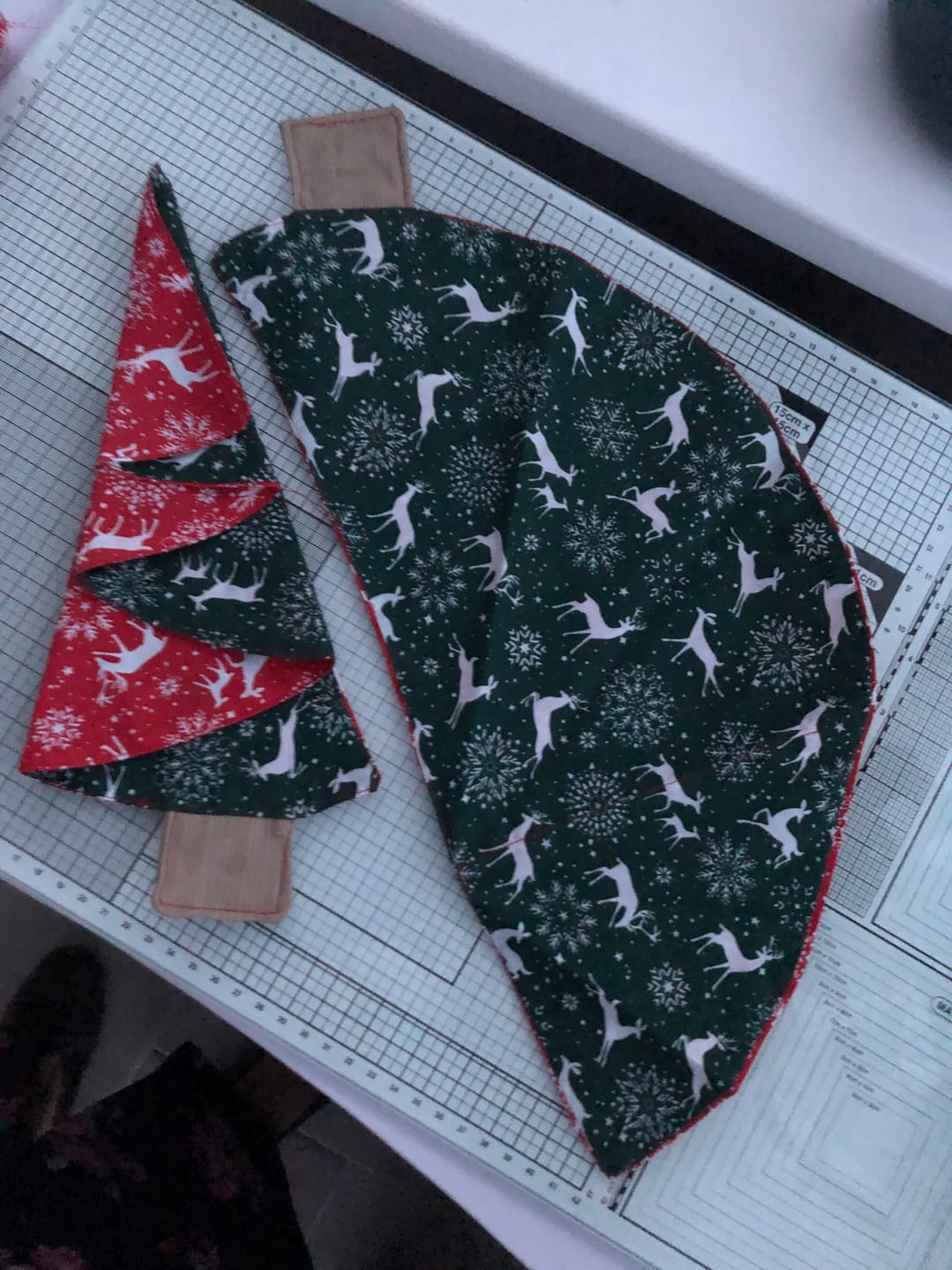 Customer photo review of Reindeer Polycotton Fabric