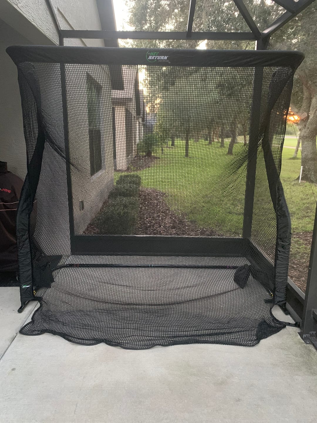 Customer photo review of Home Series V2 - 7' x 7' Golf Net