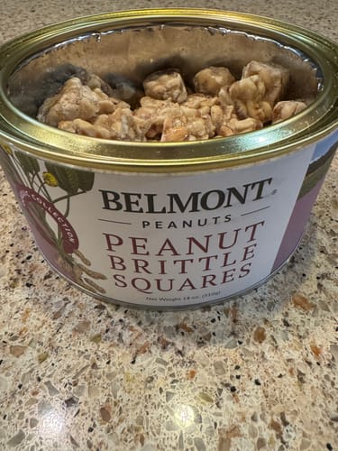 Customer photo review of Peanut Brittle Squares