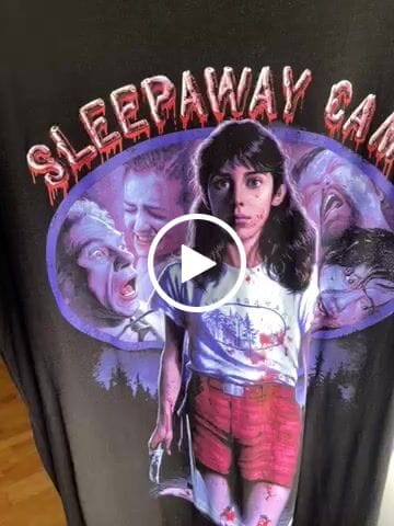 Customer video review of Sleepaway Camp The Great Outdoors T-Shirt