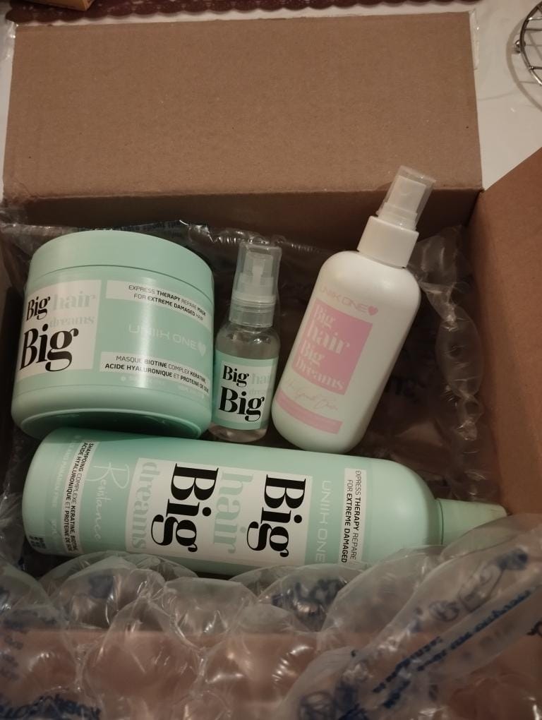 Customer photo review of Gamme Résistance - Kit Complet - Shampooing, masque et sérum