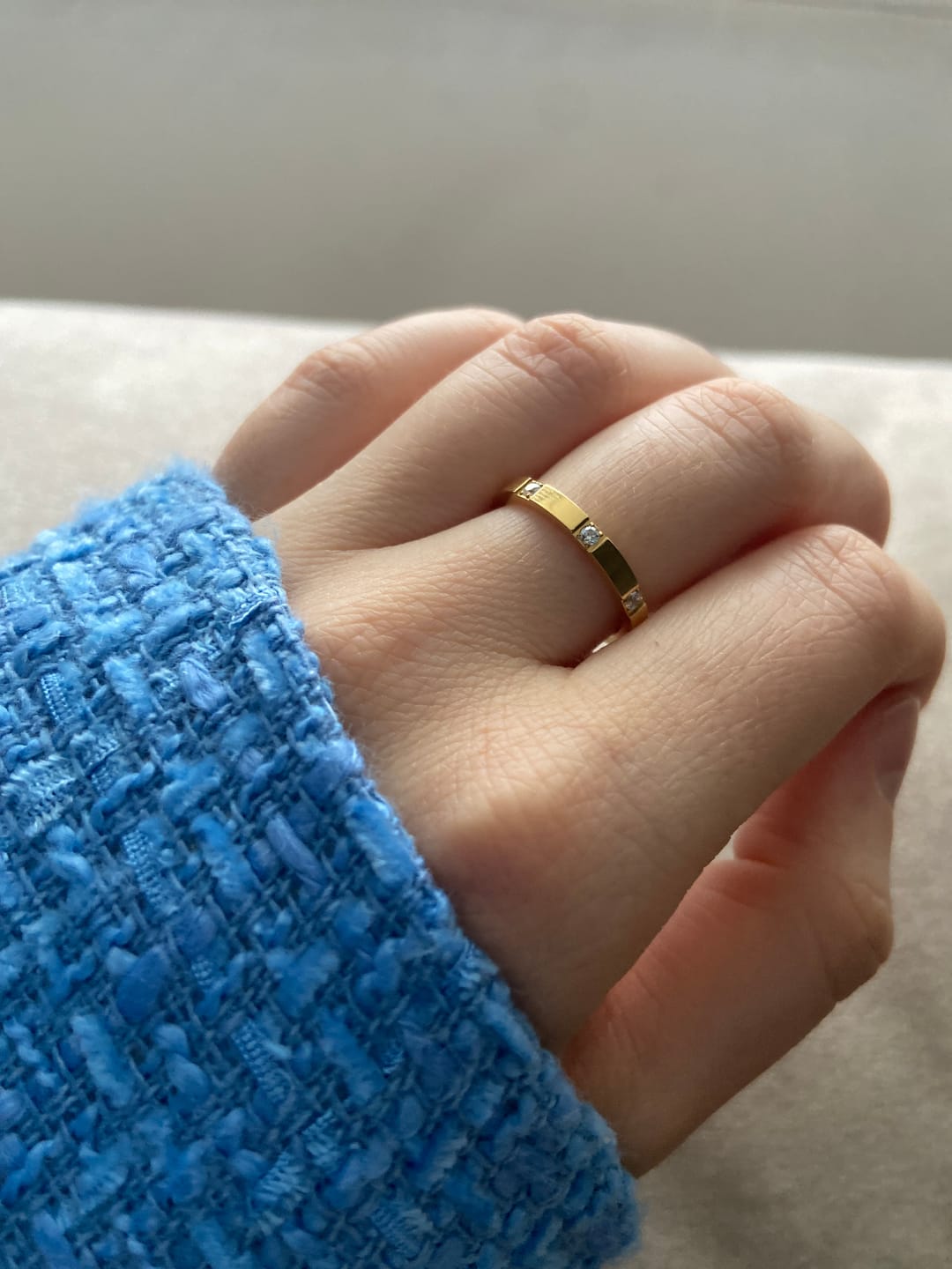 Customer photo review of Lola Ring | 18K vergoldet