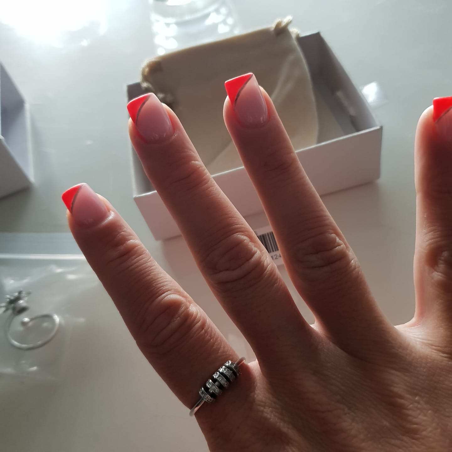 Customer photo review of Bague d'Anxiété Argent S925 - KALI