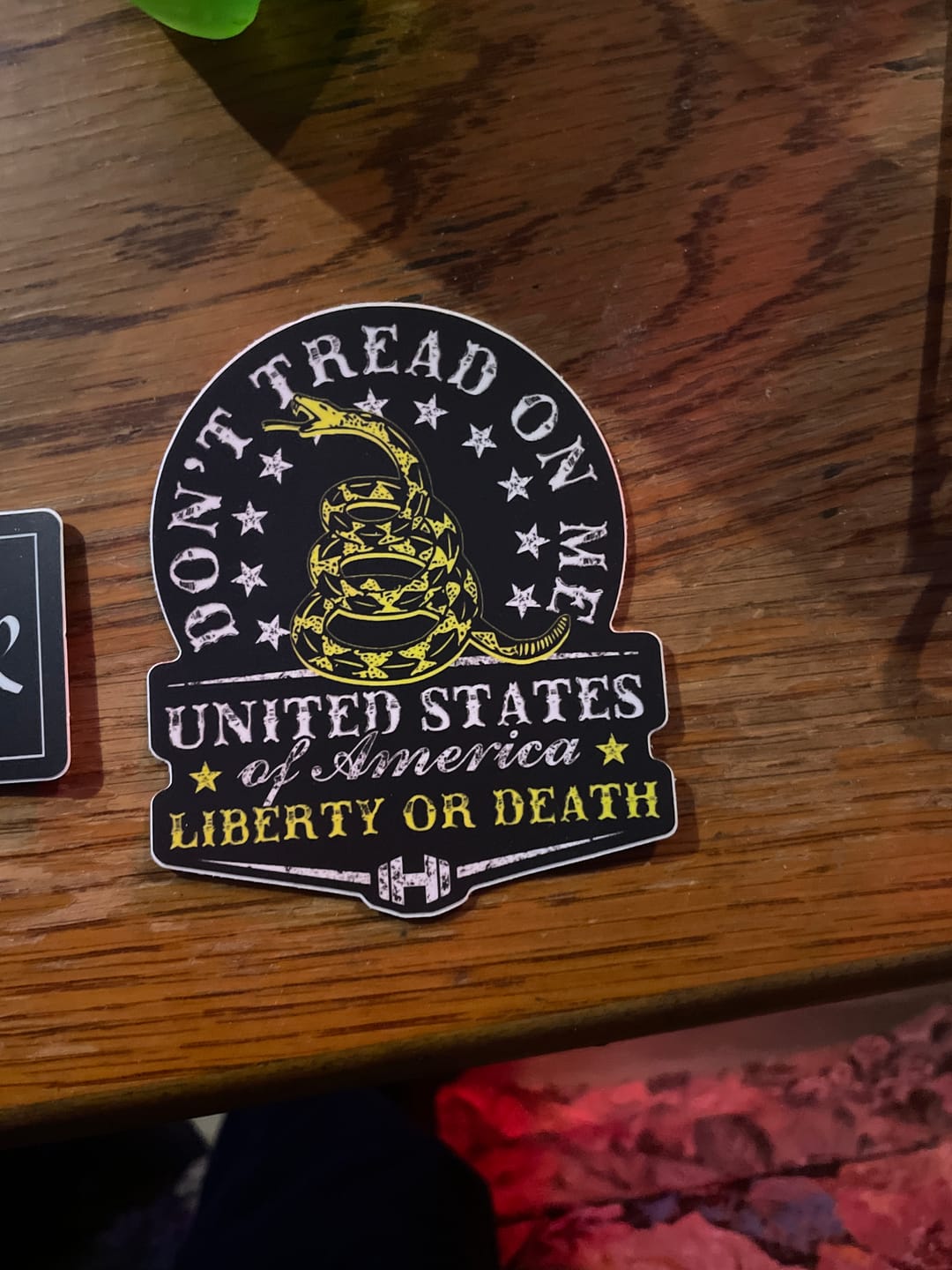 Customer photo review of Don't Tread on Me Decal