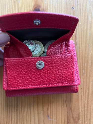 Customer photo review of Handmade RFID Soft Leather Purse