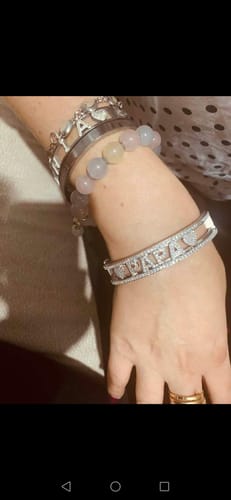 Customer photo review of Bracciale Nome Manetta Base Zirconata