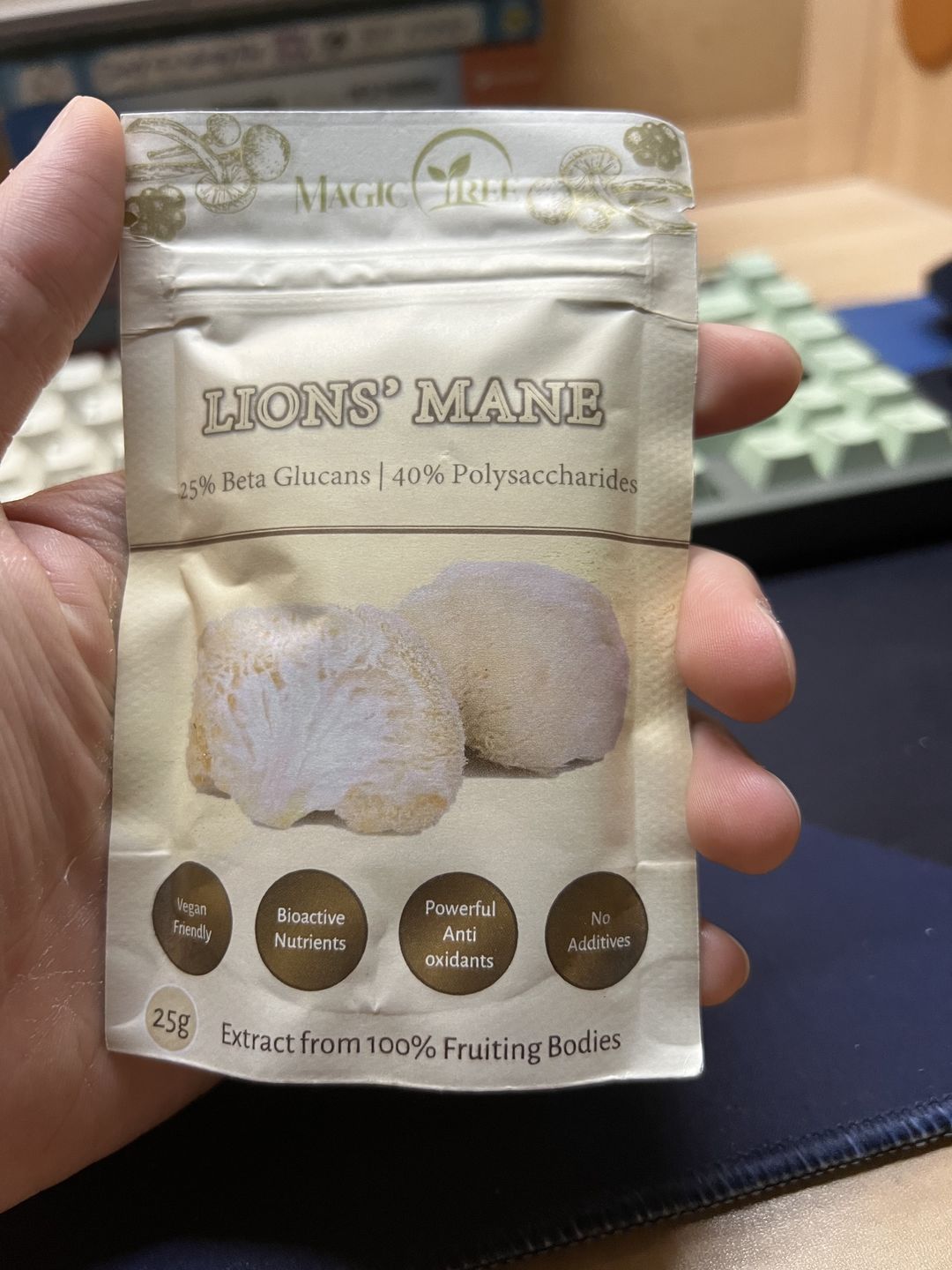 Customer photo review of Lions Mane Mushroom Extract
