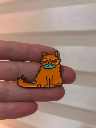 Customer photo review of Custom Enamel Pins