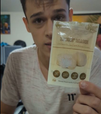 Customer photo review of Lions Mane Mushroom Extract