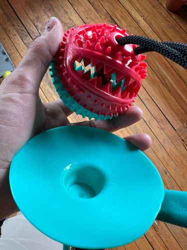 Customer photo review of DogFri™ TugToy - Interaktivt Træklegetøj Med Primal Sug
