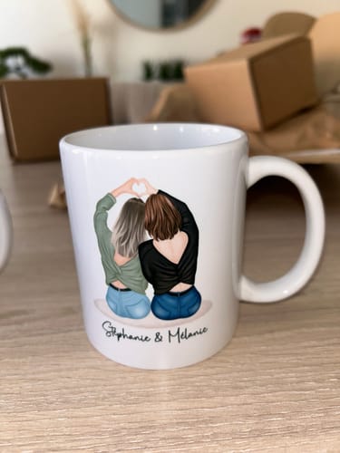 Customer photo review of Mug Personnalisé - Meilleures Amies