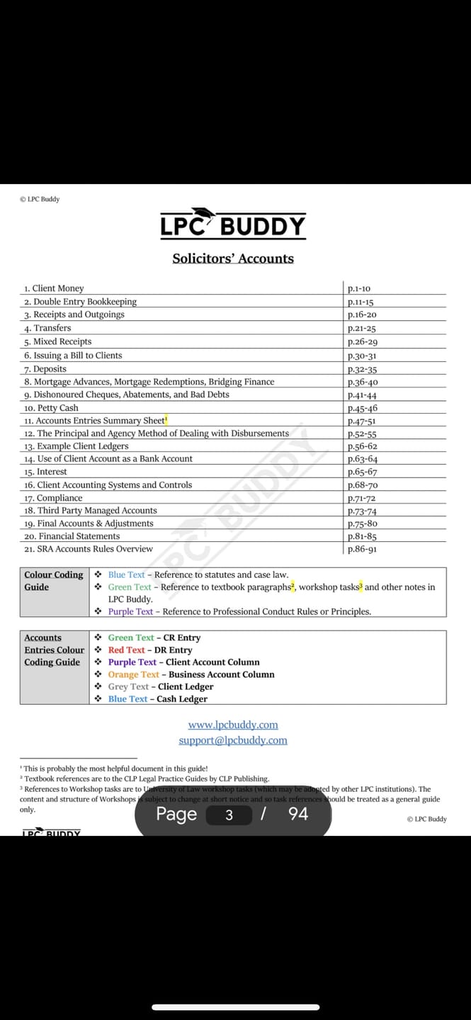 Customer photo review of LPC Buddy™ 2023 / 24 | Complete Core Module Guide | Digital Distinction Level Study Guide for the LPC