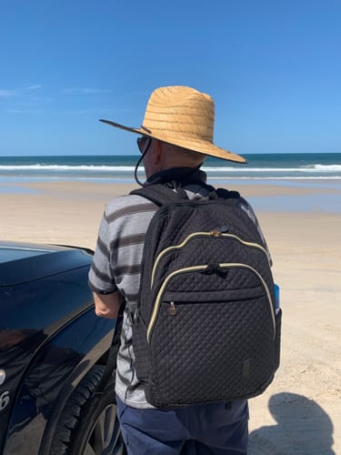 Customer photo review of Bonchemin 15.6 inch Laptop Backpacks