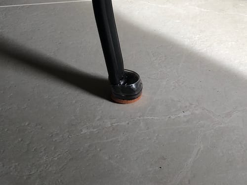 Customer photo review of Groovy Chair Leg Protector Glides - 32x Pack