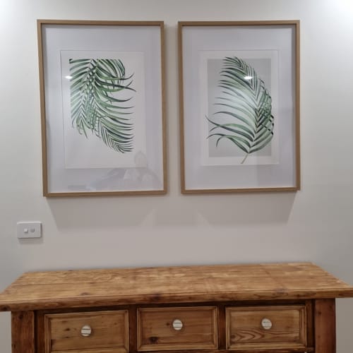 Customer photo review of Watercolour Palms I   Art Print