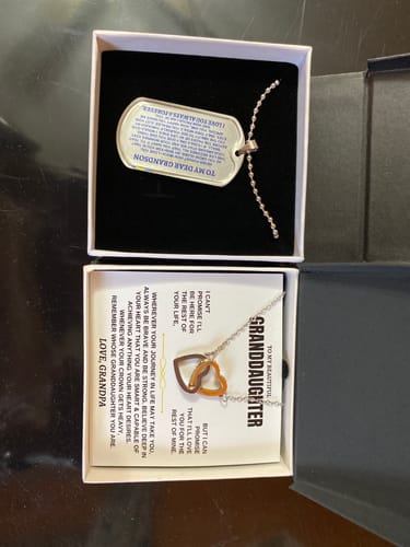 Customer photo review of [ALMOST SOLD OUT] To My Granddaughter - Love Grandpa - Beautiful Gift Set - SS117