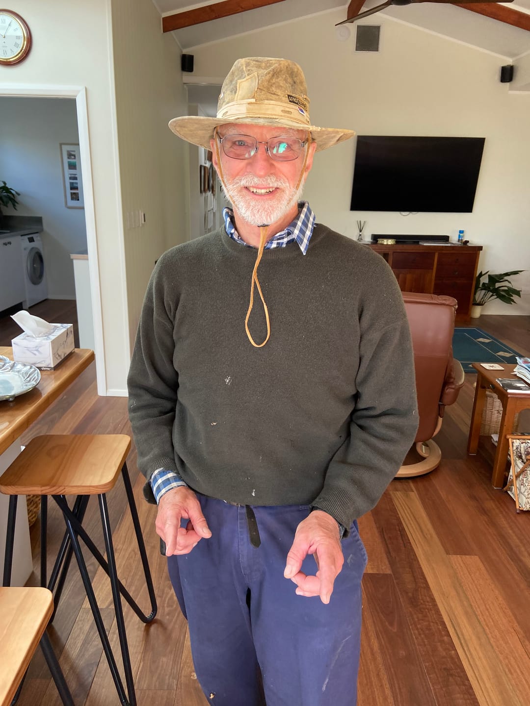 Customer photo review of Wire Brim Hat