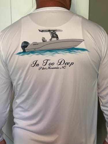 Customer photo review of Custom Boat Stickers