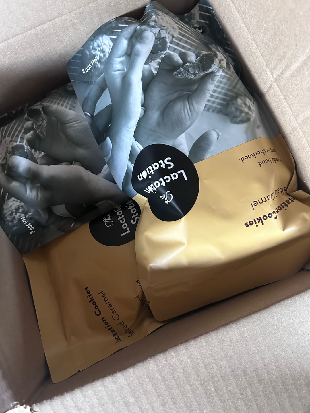 Customer photo review of Salted Caramel Lactation Cookies